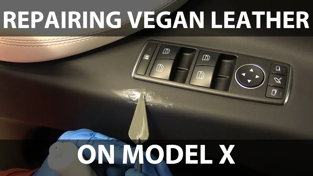 Repairing vegan leather damages on Optimus Prime