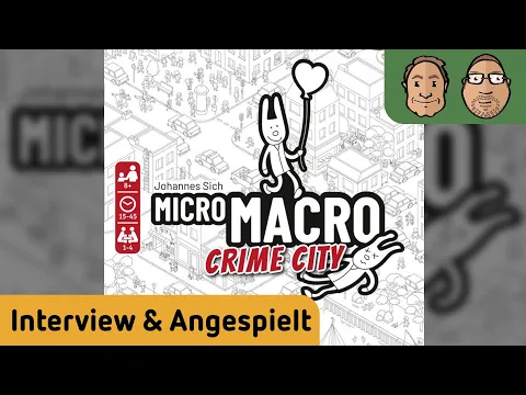 Hunter & Cron: Interview + Angespielt mit Edition Spielwiese: MicroMacro: Crime City