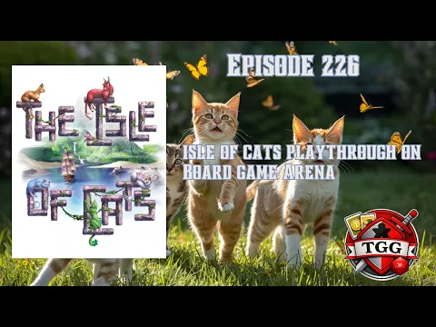 The Isle of Cats Playthrough on Board Game Arena | Rescue the Cats!