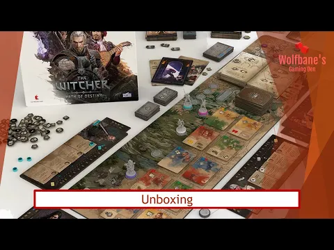 The Witcher: Path Of Destiny Deluxe Edition [Board Game] - Unboxing