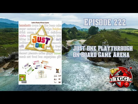 Just One Playthrough on Board Game Arena | Hilarious Cooperative Word Game!