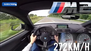 BMW M2 Acceleration & Top Speed Autobahn POV 272 km/h - M Performance Exhaust Sound