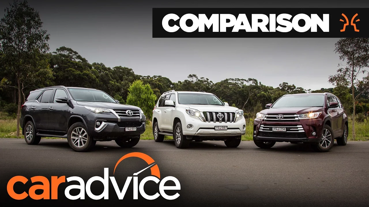 Toyota SUV comparison: Fortuner v Kluger v Prado | CarAdvice