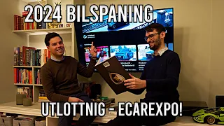 Bilåret 2023, utlottning till eCarExpo, och planerade provkörningar 2024 (ENG SUB)