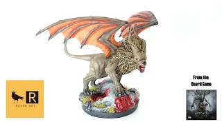 Painting The Witcher Old World, Manticore