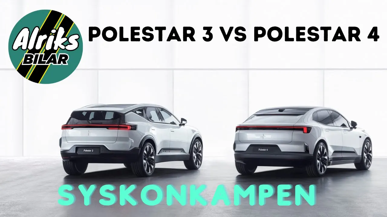 Första jämförelsen: Polestar 3 mot Polestar 4