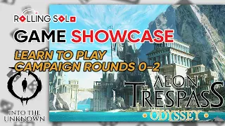 Aeon Trespass Odyssey | Learn To Play | Tutorial Battle Aftermath & Campaign Rounds 0-2