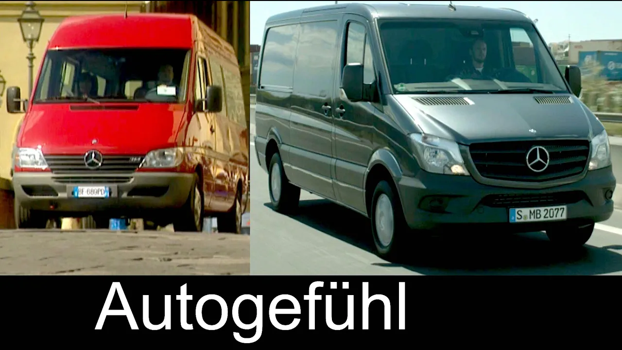 Mercedes Sprinter Evolution of the transporter 20 years 1995 - 2015 _ Autogefühl