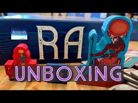RA Board Game | Unboxing (No Talking)