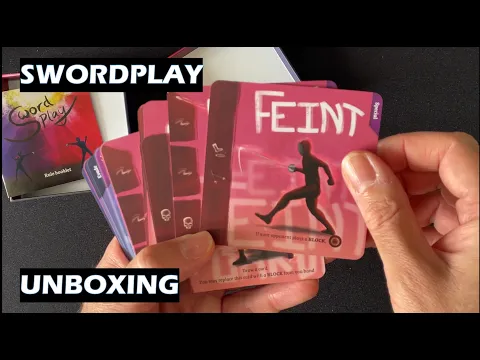 Unboxing Swordplay card game