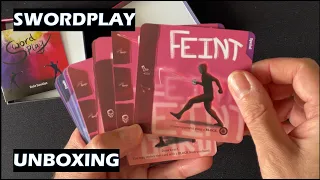 Unboxing Swordplay card game