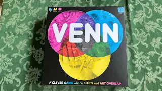VENN Board Game Unboxing