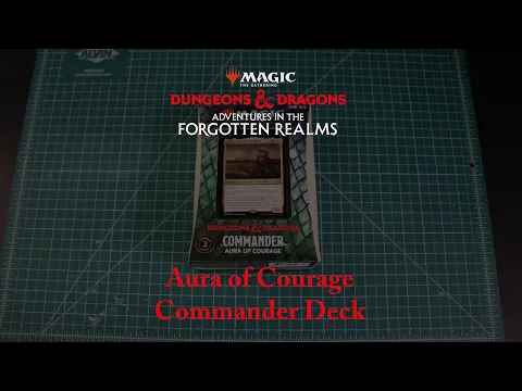 Magic: The Gathering: Adventures in the Forgotten Realms: Aura of Courage Commander Deck