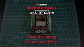 Magic: The Gathering: Adventures in the Forgotten Realms: Aura of Courage Commander Deck