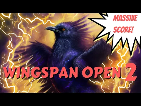 Full Power Raven (a wreaking ball) | Wingspan Board Game Tournament Gameplay | Wingspan Strategy