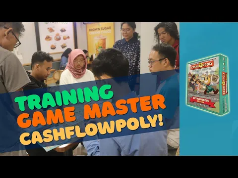 Training Batch 1 Game Master Board Game Cashflowpoly - Financial Literacy Board Game