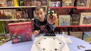 Ingenious is a must-play for fans of dominoes and Qwirkle.