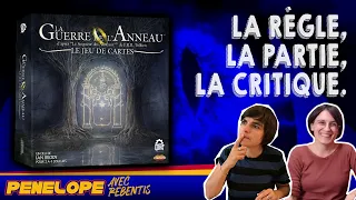 [ LA GUERRE DE L'ANNEAU - le jeu de carte ] - La règle, la partie, la critique.