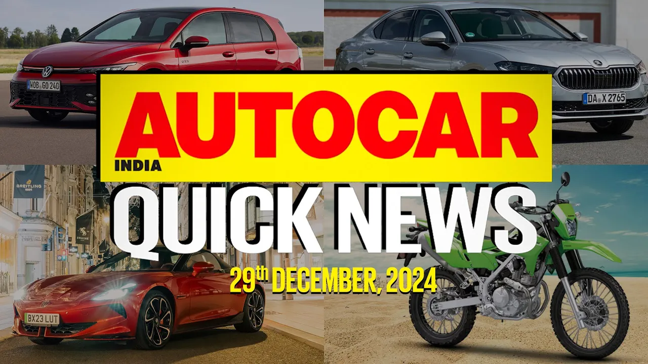 MG Cyberster details, VW Golf GTI, Kawasaki KLX230 prices and more | News | Autocar India
