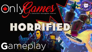 Horrified Board Game Gameplay - Twitch Live Stream Replay