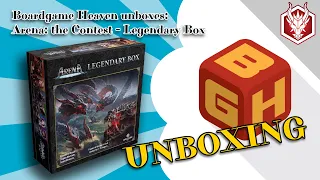 Boardgame Heaven Unboxing 191: Arena: the Contest - Legendary Box (Dragori Games)