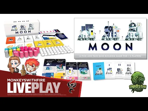 MOON || SINISTER FISH GAMES || BOARD GAME LIVE PLAY
