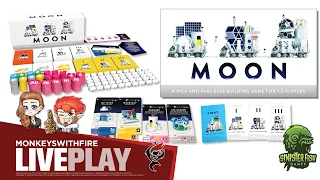 MOON || SINISTER FISH GAMES || BOARD GAME LIVE PLAY