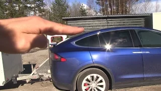 Model X with trailer: Can the efficiency be improved?