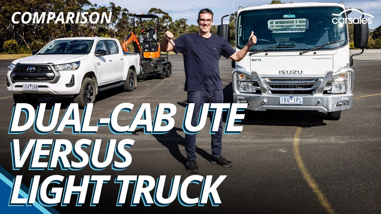 Light Truck vs Ute: What’s best for business? | Isuzu NPR vs Toyota HiLux