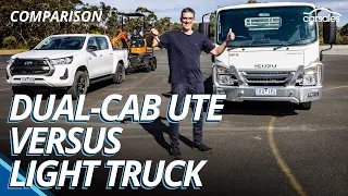 Light Truck vs Ute: What’s best for business? | Isuzu NPR vs Toyota HiLux