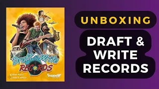 Draft and Write Records Boardgame Unboxing | DaniCha