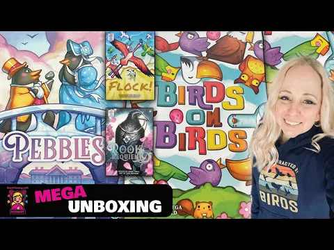 MEGA Unboxing Flock, Rook Requiem. Pebbles and Birds on Birds