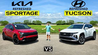 FAMILY FIGHT! -- 2026 Kia Sportage vs. Hyundai Tucson: Comparison
