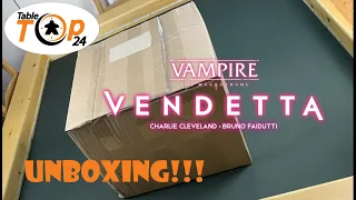 Tabletop24 - Vendetta Vampire - The Masquerade Unboxing