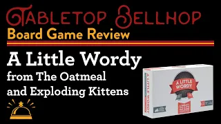 REVIEW: A Little Wordy from Exploding Kittens, not a party game but a competitive 2-player word game