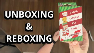 Santa Cookie Elf Candy Snowman - Quick Look Card Game Unboxing - What's in the Box?