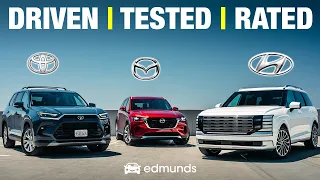 Hyundai Palisade vs. Toyota Grand Highlander vs. Mazda CX-90 | 3-Row SUV Comparison Test