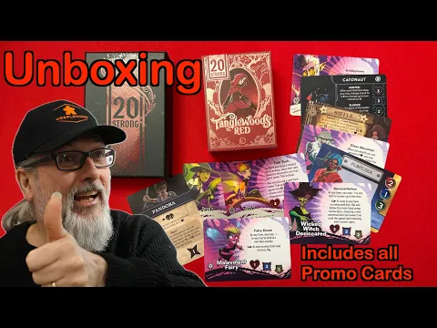 Unboxing 20 Strong Tanglewood Red Core box plus all promos and Alloy Tracker & Chip | Chip Theory