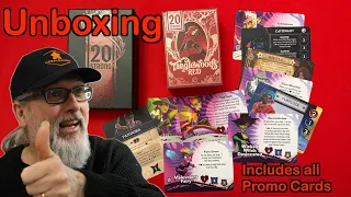 Unboxing 20 Strong Tanglewood Red Core box plus all promos and Alloy Tracker & Chip | Chip Theory