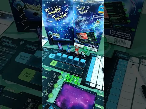 Twinkle Twinkle Board Game Unboxing + Extraterrestrials Mini Expansion! #boardgameshorts