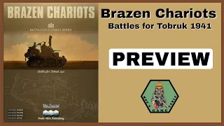 Brazen Chariots: Battles for Tobruk 1941 from MMP Preview