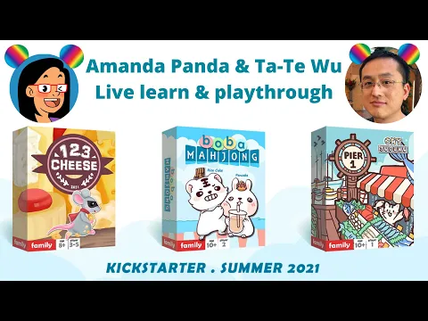 Sunrise Market - teach and play through with the designer, Ta-Te Wu (pre-recorded live)