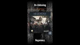 Un-unboxing Hegemony Lead Your Class To Victory #hegemony #boardgames #unboxing