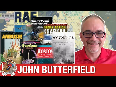 John Butterfield, Four Decades of Wargame Design - Live Interview