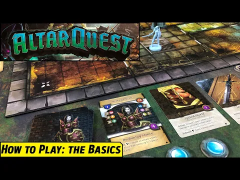 Set-Up and the Basics of How to Play ALTAR QUEST