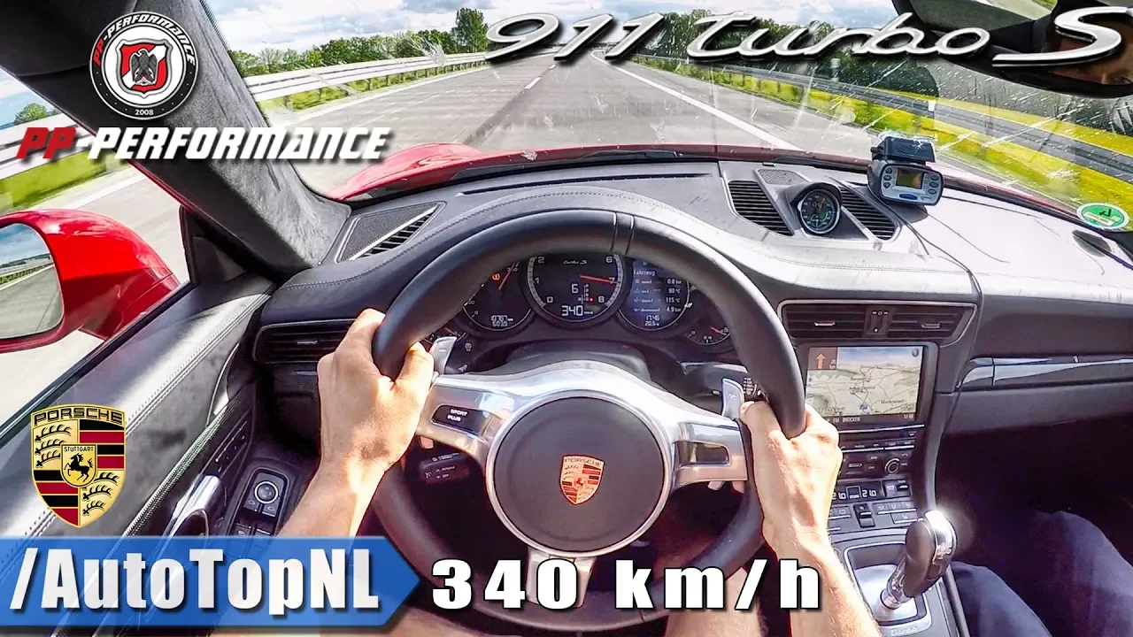 340km/h AUTOBAHN POV | 750HP Porsche 911 Turbo S PP PERFORMANCE by AutoTopNL