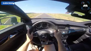 Mercedes CLS 63 AMG 740 HP POV Test Drive by Renntech - 5.5 V8 BiTurbo