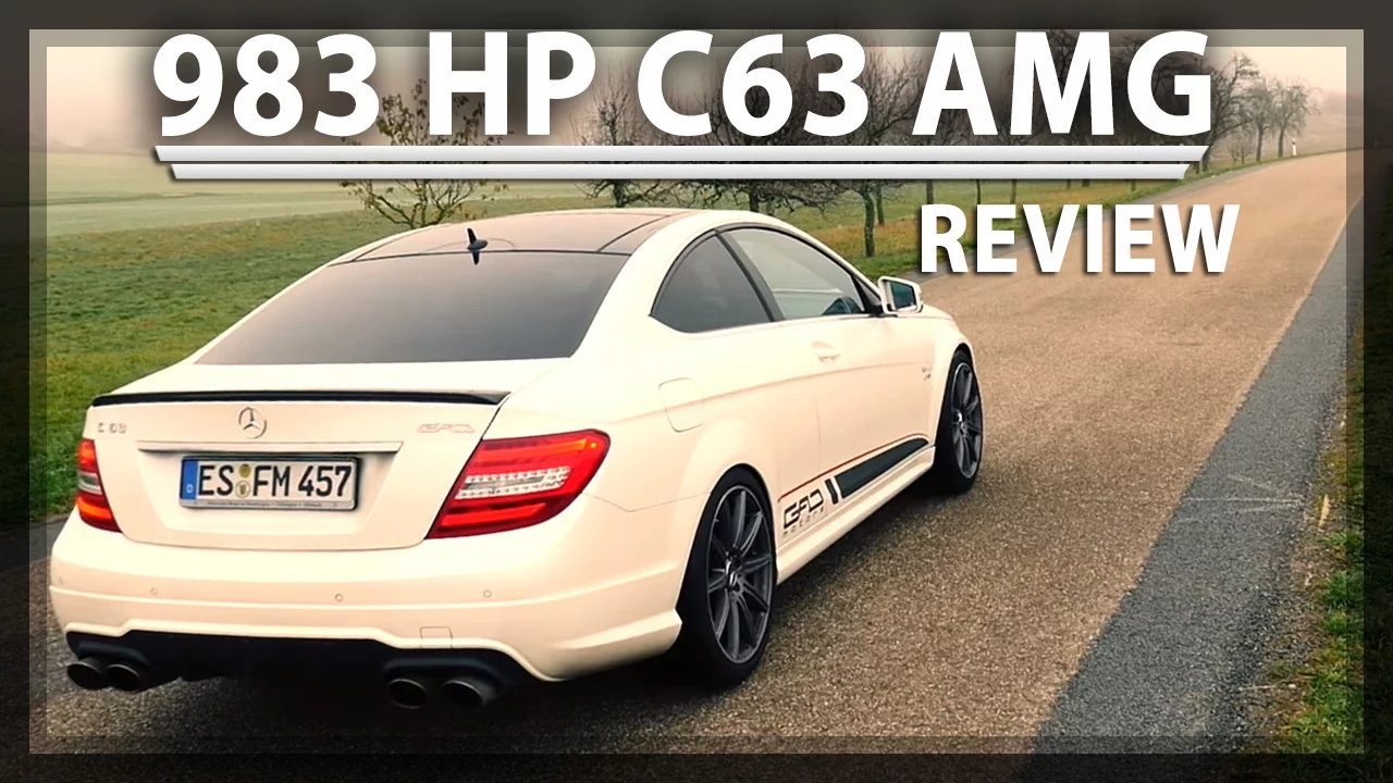 983 HP / 1337 Nm Mercedes C63 AMG 4Matic GAD Motors Review | AMG Hypercoupe (ENG/русский Subtitles)