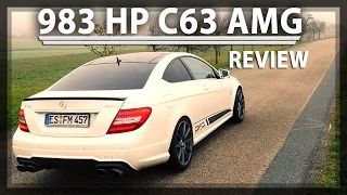 983 HP / 1337 Nm Mercedes C63 AMG 4Matic GAD Motors Review | AMG Hypercoupe (ENG/русский Subtitles)