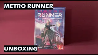 Unboxing Metro Runner cyberpunk board game